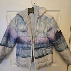7/8 girls abercrombie reversible coat